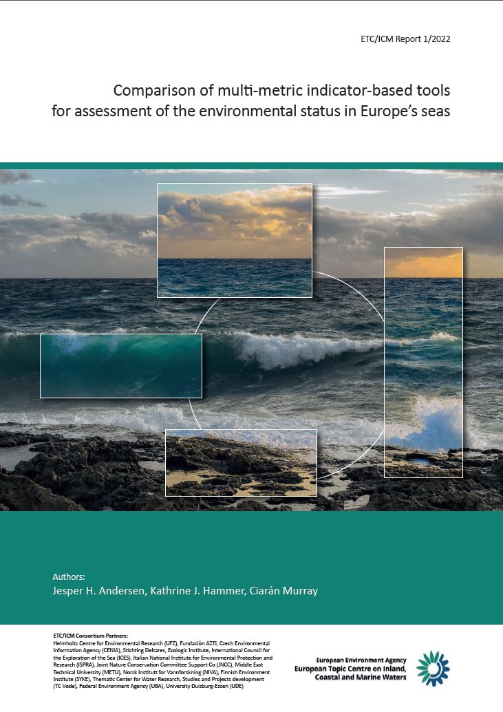 ETC/ICM report 'Comparison of multi-metric indicator-based tools for assessment of the environmental status in Europe’s seas'